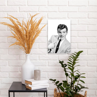 1950S Young Teenage Man Wearing Suit Tie Pointing To Himself Quizzical Expression Pompadour Hairstyle Looking At Camera Classic Retro Vintage Portr...
