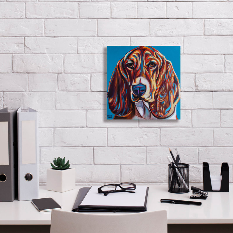 «Dog Besties 2» par Carolee Vitaletti, H 12 po x l 12 po x P 0,75 po