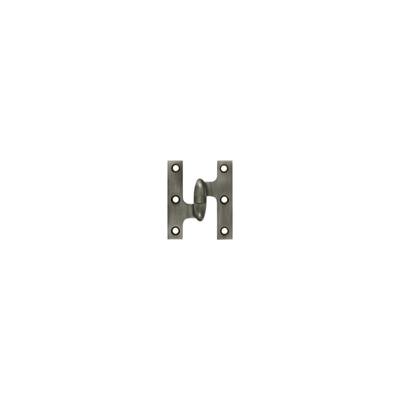 Butt Bearing Hinge, Antique Nickel