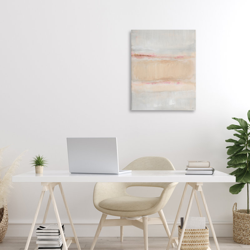 Toile «Restful Misty Landscape», conception par Lanie Loreth, H 20 po x l 16 po