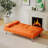 Leather Multifunctional Double Folding Sofa Bed with Coffee Table for Office Use