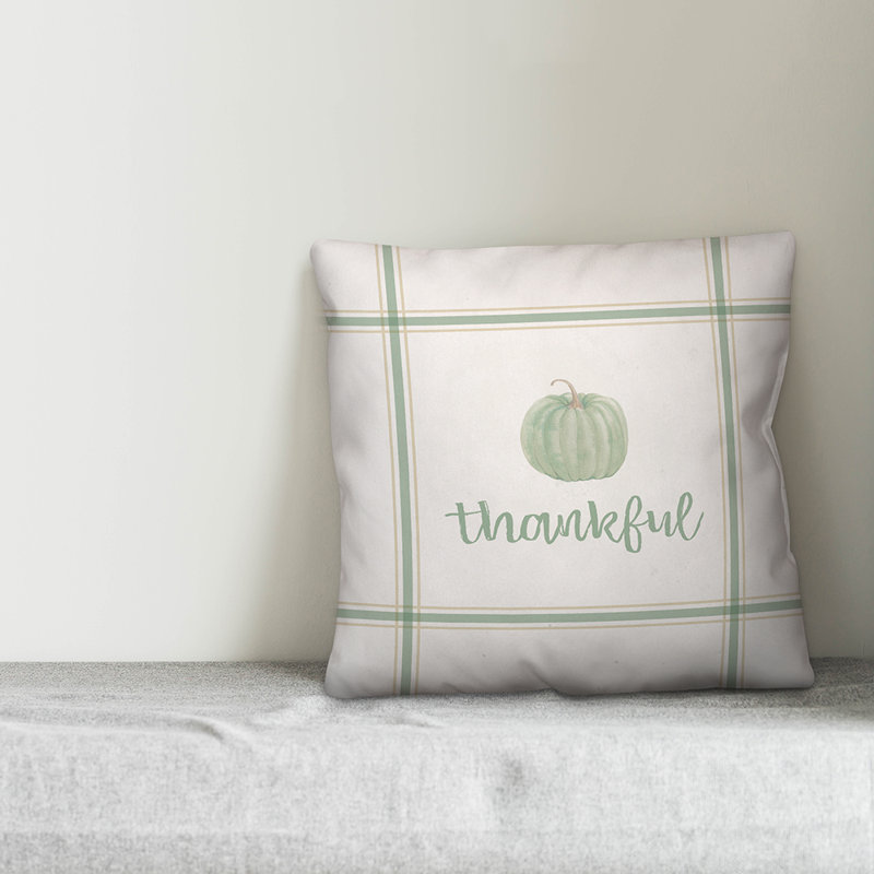  Coussin Thankful Pumpkin