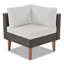 Ensemble de conversation modulaire 4 pièces avec coussins, ensemble de conversation pour patio avec coussins-1640583599