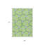 Tapis extérieur lavable géométrique 3 pi x 5 pi vert lime