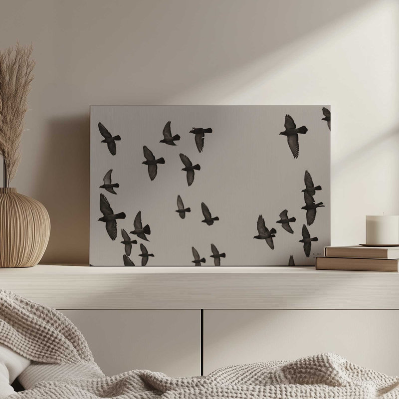 «Flock I» par Nathan Larson, reproduction d'art sur toile, Toile tendue, Ne s’applique pas, H 20 po x l 30 po