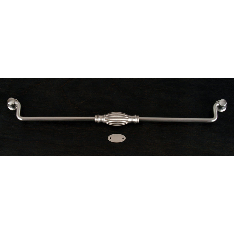 Tambour doublé 12 po centre à centre poignée tombante CP Series, Nickel satiné