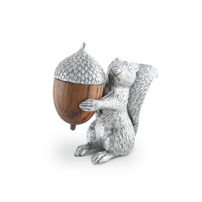 Écureuil en étain avec sel de gland et poivre Woodland Creatures