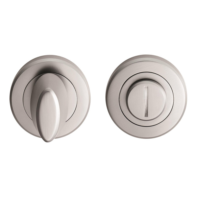 Serozzetta Turn and Release 2 Piece Rose Set, Satin Chrome