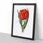 Red Tulip - Picture Frame Painting Print-55616538-55616534
