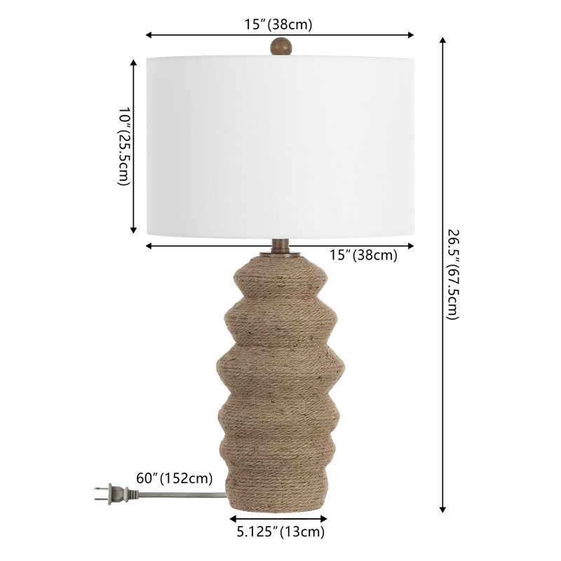 Lampe de table en fer Saraih