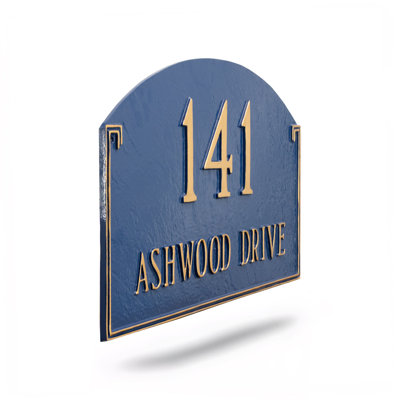 Georgetown 2-Line Wall Address Plaque