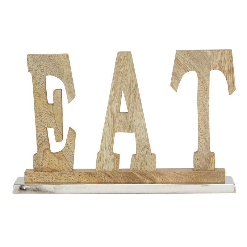 Text & Numbers Letter Block