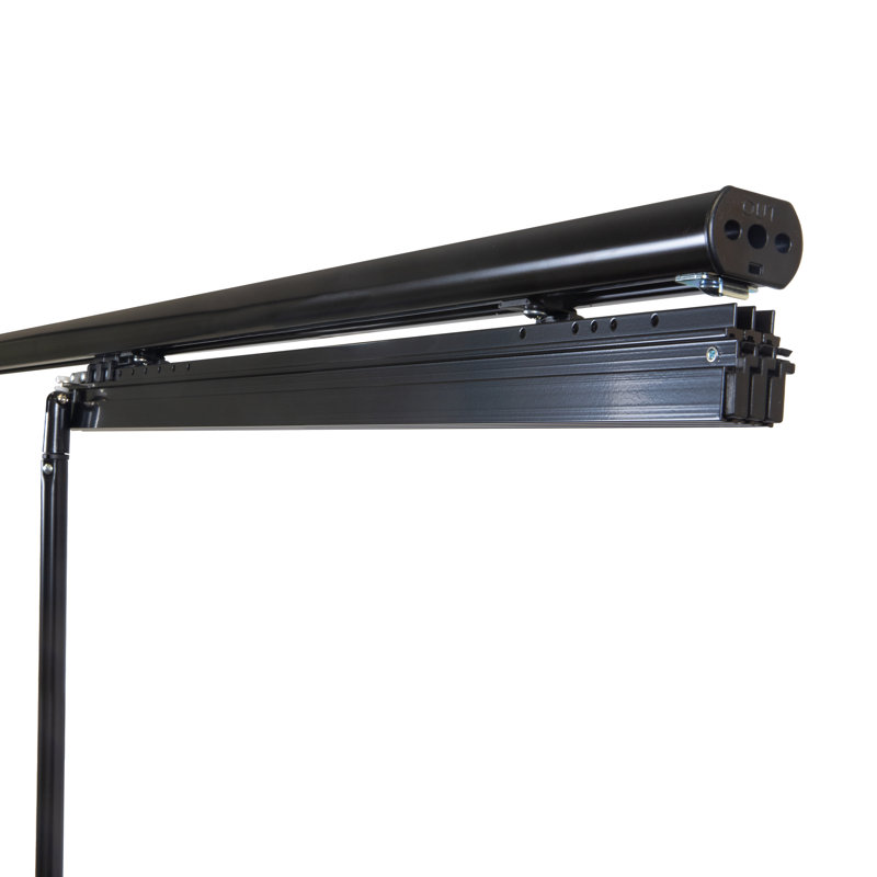 Rail extensible à panneau simple à 3 panneaux Mesh Tope l 36 po à 66 po x H 116 po, largeur de panneau 23,5 po