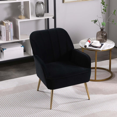 Fauteuil de style Mid-Century moderne pour le salon, la chambre à coucher, le bureau, l'assemblage facile