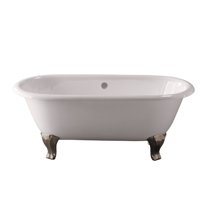 Baignoire en fonte P1115 Como, Nickel poli