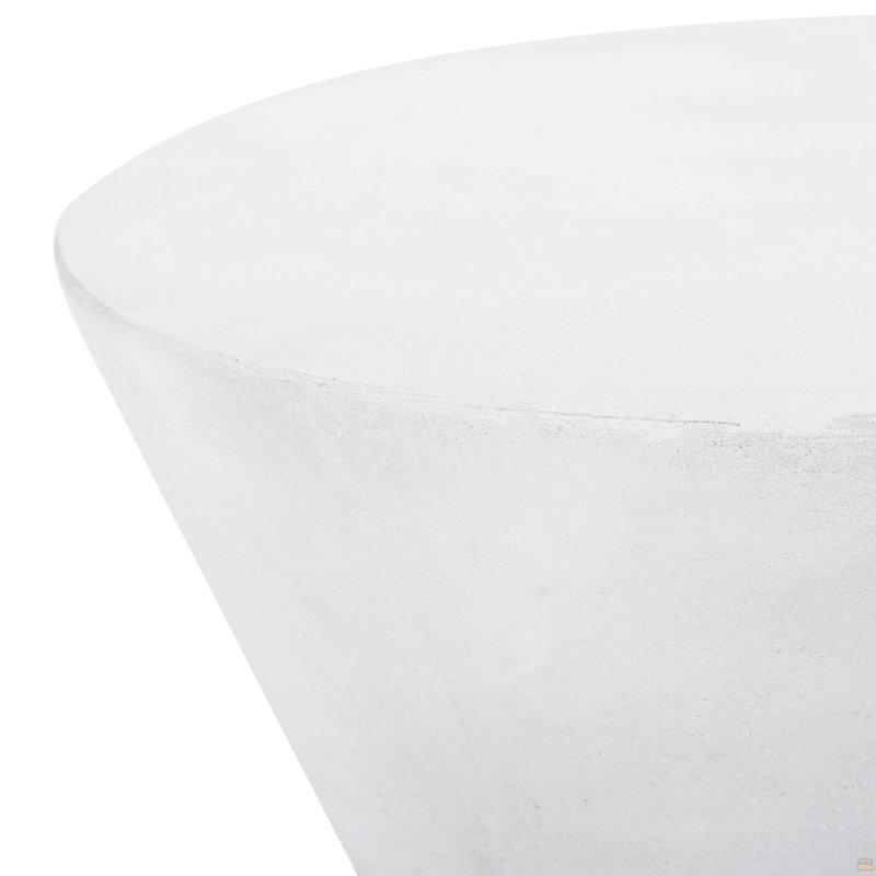 Table d'appoint d'extérieur en béton léger