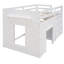 Lit mezzanine avec armoire et tablette-500734601