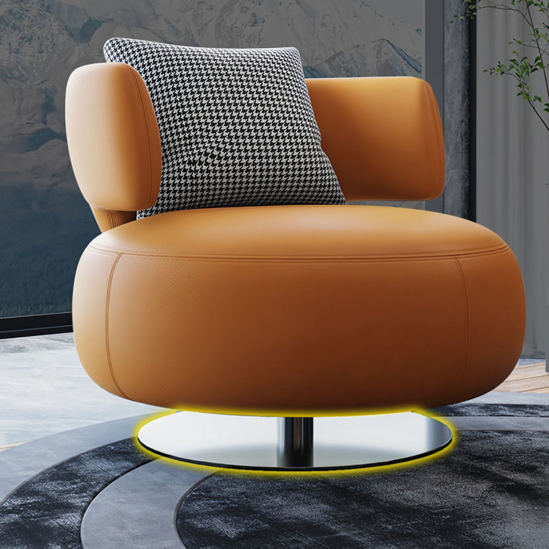Chaise berçante moderne rembourrée