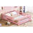 Bed, Floor Full Solid Wood Bed