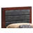 Charming Twin Bed With Cherry Finish