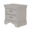 Table de chevet classique en bois 22 po x 16 po x 22,7 po - blanc-1593788135