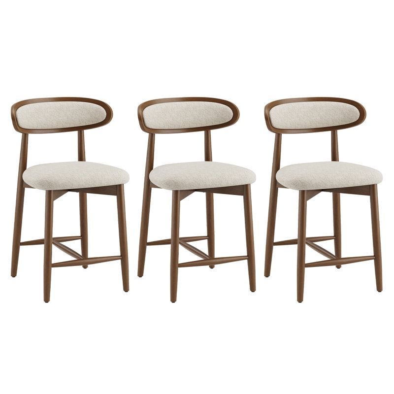 Tabouret de bar 24,8 po H 24,8 po, Beige