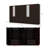 Roylee 70.9'' H X 126'' W X 19.7'' D 8 Door Armoire with Drawers & Mirrors-2094702203
