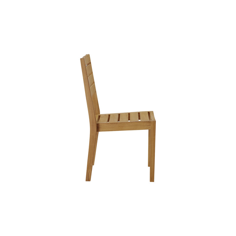 Venice Teak Outdoor Dining Stacking Chair (Set of 2)