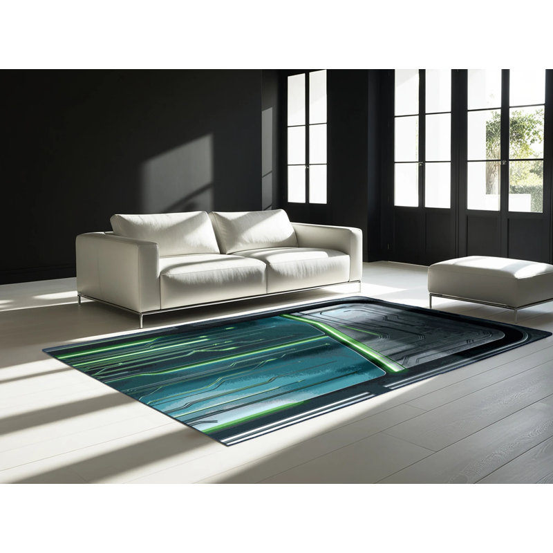 Lunar Passage Rug, Square 4'