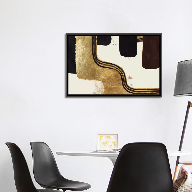« Retro Safari » par Patricia Pinto-impression, H 40 po x l 26 po x P 1,5 po, Toile encadrée de bois rustique foncé