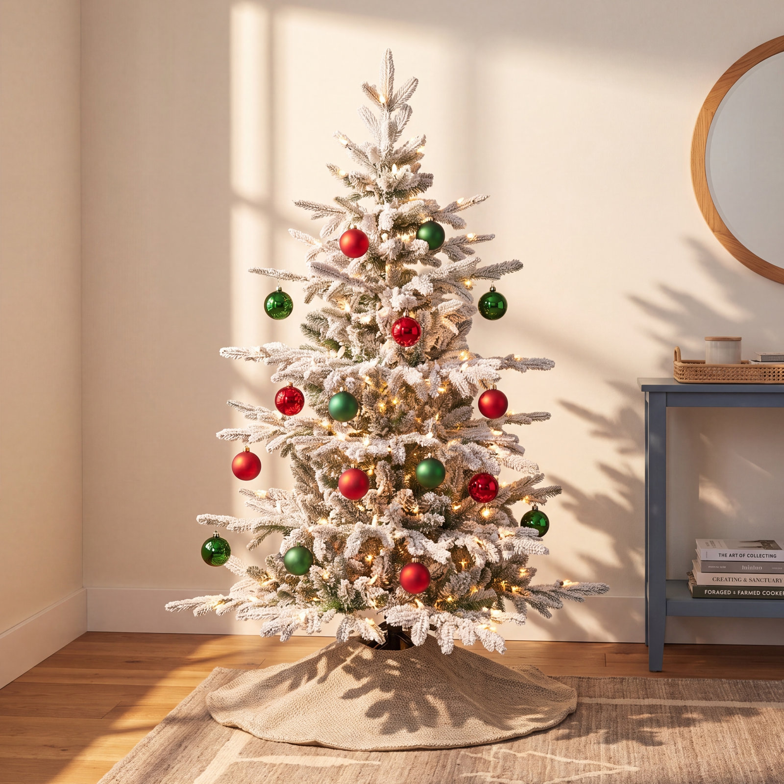 54' Lighted Artificial Fir Christmas Tree