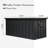 Waterproof Patio Deck Storage Container - 120 Gallon, Lockable, For Tools  Dark Gray Gallon Outdoor Lockable Box Waterproof, Stores Cushions, Pillows, Garden Accessories