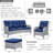 Miamoon 7 - Person Patio Conversation Sets with Cushions