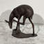 Bronze Fawn Scratching Head Sculpture