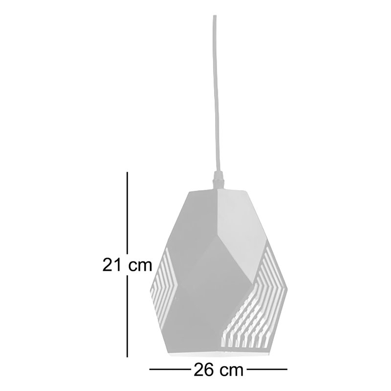 Letson 1 - Light Black/Gold Dome Pendant