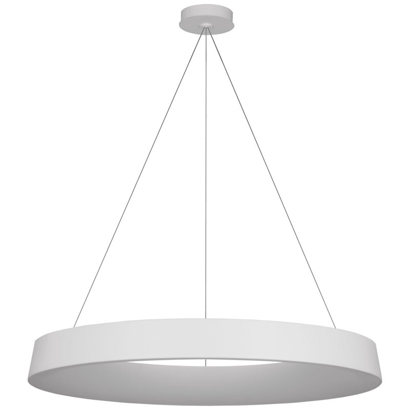 Neptune 6 - Light LED Chandelier, Matte White