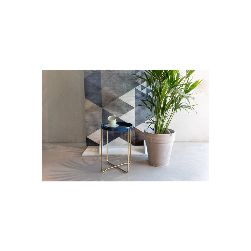 Celina End Table,  Dark Blue