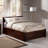 Daurice Solid Wood Platform Bed with Footboard & Full Roll Out Trundle-1217918285