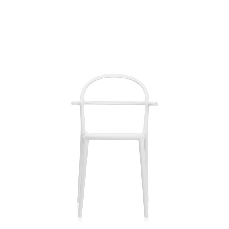 Generic C Arm Chair, White