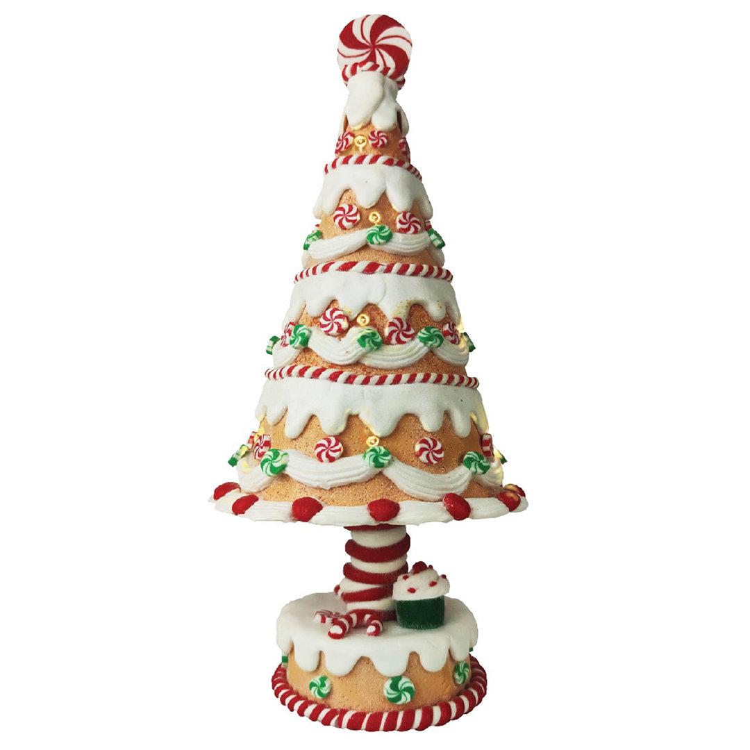 12.5" Gingerbread LED Tree The Holiday Aisle®