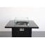 Table de foyer d'extérieur en acier avec couvercle H 25 po x l 30 po-2013107538
