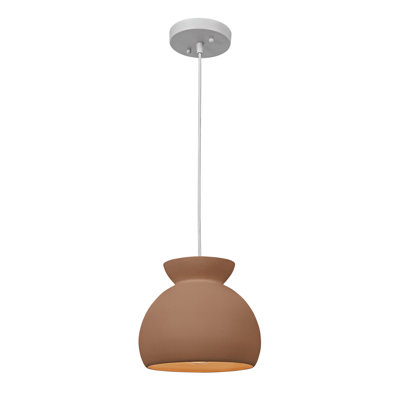 Javaeh  - Ceramic Bell-Shaped Pendant Light