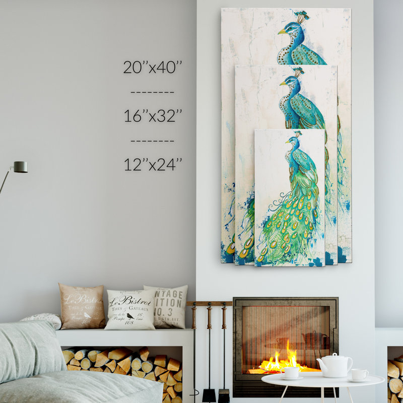 " Gracieux II ", 12" H x 24" W x 1.5" D