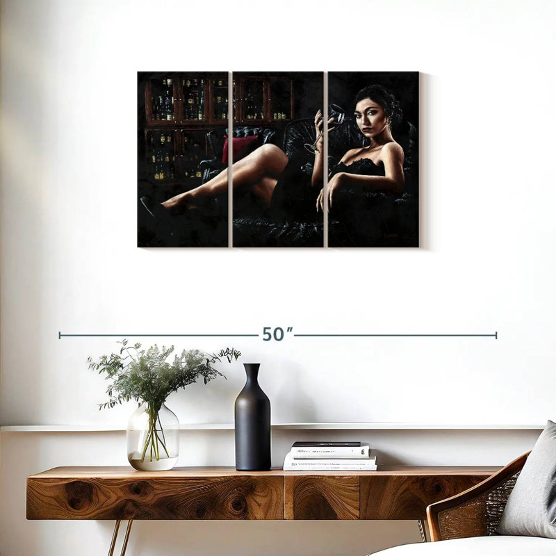 Leisha After Dinner, 20" H x 33" W