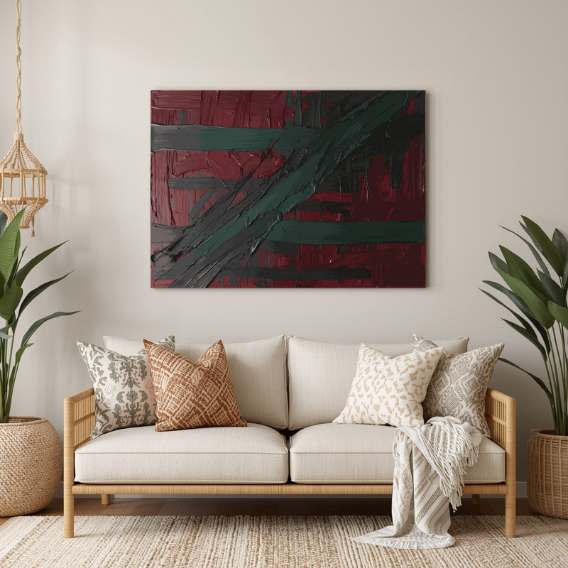 Art mural en métal Neo Expressionism 91, H 240 po x l 288 po x P 0,05 po