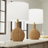 Anson 22'' Rattan Metal Table Lamp Set