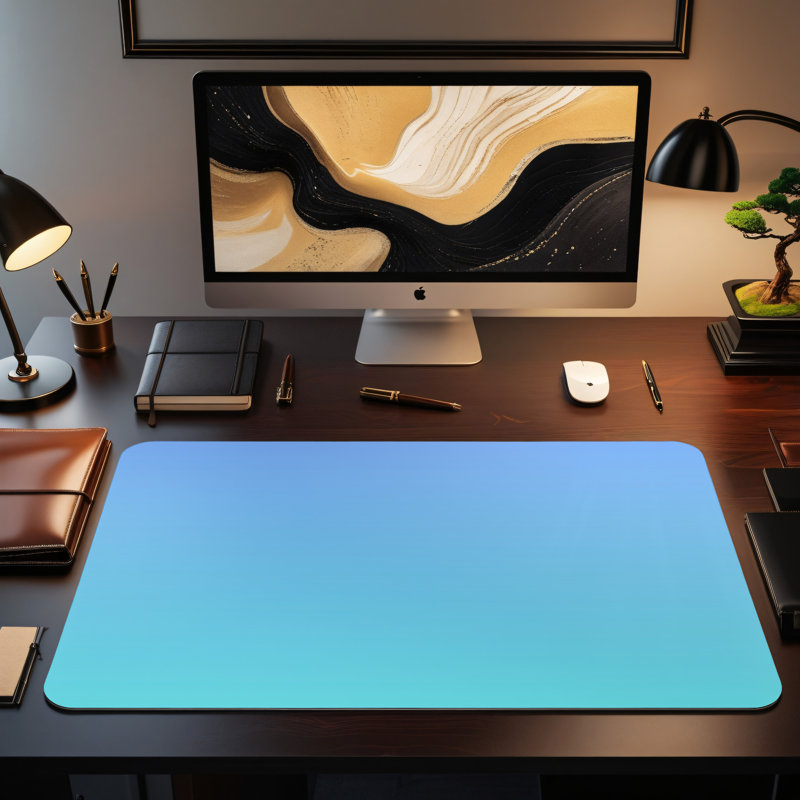 Polyester Desk Pad, 23.6x13.8