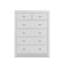 Huenna 80cm W 6 - Drawer Chest of Drawers-12343482