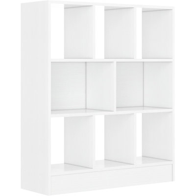 Ebern Designs Bookcase, 8 Cube Open Storage Organizer Display Bookshelf