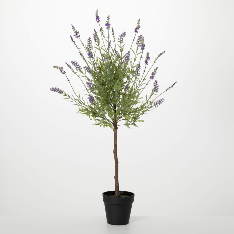 Buisson topiaire artificiel lavande Sullivans 37 po; mauve